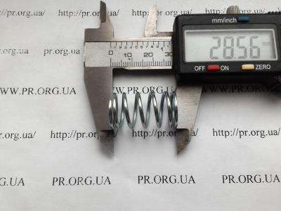 Пружина стиснення 1,6 х 16,2 х 28,5 (Артикул: S4743)