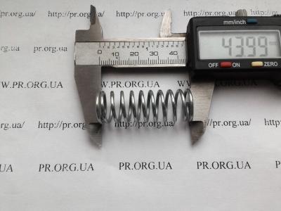 Пружина стиснення 1,6 х 15,7 х 44 (Артикул: S4745)