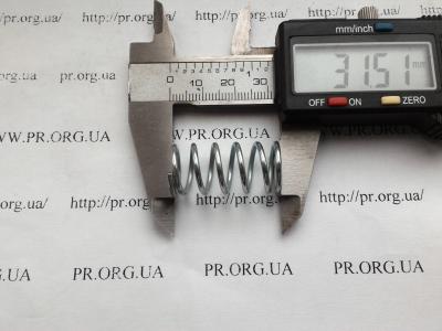 Пружина сжатия 1,6 х 15,2 х 31,5 (Артикул: S4748)