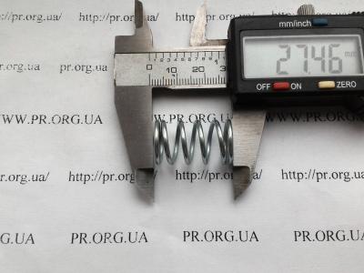 Пружина сжатия 1,6 х 15,4 х 27,5 (Артикул: S4751)