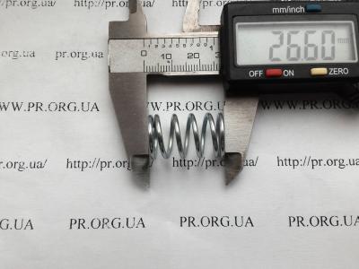 Пружина стиснення 1,6 х 15,4 х 26,5 (Артикул: S4752)