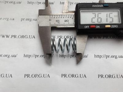 Пружина сжатия 1,6 х 15,3 х 26 (Артикул: S4753)