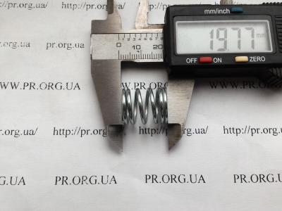 Пружина сжатия 1,6 х 15,6 х 19,5 (Артикул: S4757)