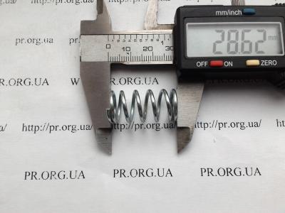 Пружина стиснення 1,6 х 14 х 28,5 (Артикул: S4765)