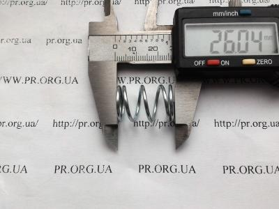 Пружина сжатия 1,5 х 16,3 х 26 (Артикул: S4781)