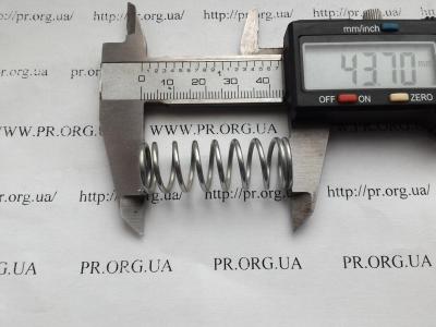 Пружина сжатия 1,5 х 15 х 43,8 (Артикул: S4794)