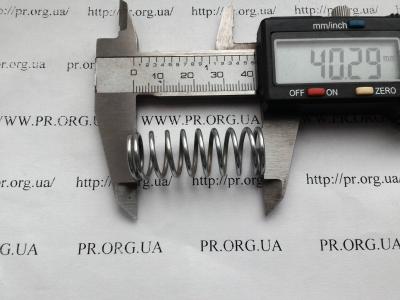 Пружина сжатия 1,5 х 15 х 40,3 (Артикул: S4796)