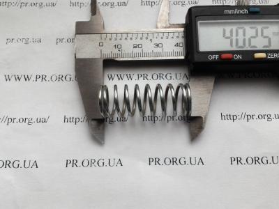 Пружина сжатия 1,5 х 15,2 х 40 (Артикул: S4797)