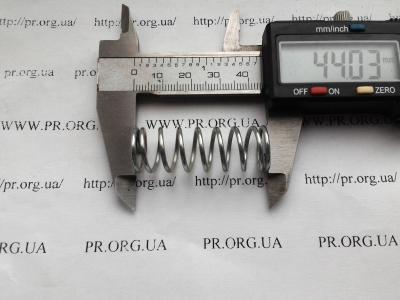 Пружина стиснення 1,5 х 15 х 44 (Артикул: S4798)