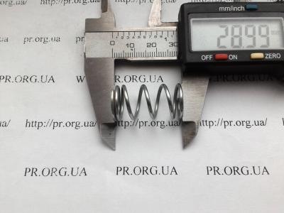 Пружина стиснення 1,5 х 15 х 29 (Артикул: S4807)