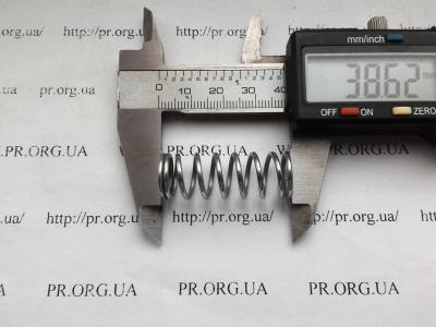 Пружина стиснення 1,5 х 13,8 х 38,7 (Артикул: S4816)