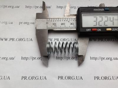 Пружина сжатия 1,5 х 13,8 х 32 (Артикул: S4824)