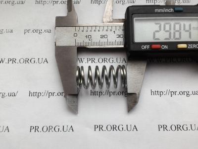 Пружина стиснення 1,5 х 13,9 х 30 (Артикул: S4827)