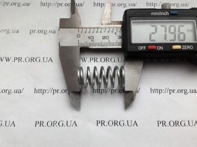 Пружина сжатия 1,5 х 13,9 х 28 (Артикул: S4828)