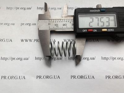 Пружина стиснення 1,4 х 16,5 х 27,5 (Артикул: S4831)