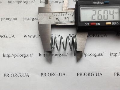 Пружина сжатия 1,3 х 15,2 х 25,5 (Артикул: S4835)