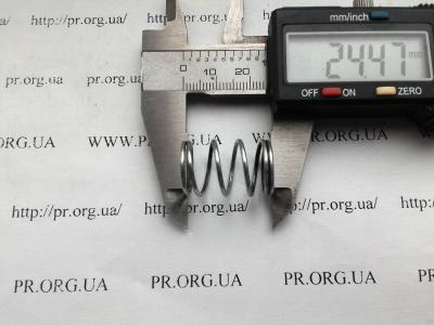 Пружина сжатия 1,3 х 15,8 х 24,5 (Артикул: S4836)