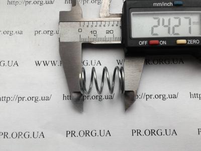 Пружина сжатия 1,3 х 15,5 х 24 (Артикул: S4839)