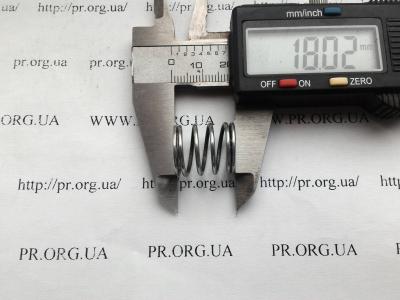 Пружина сжатия 1,3 х 15,6 х 18 (Артикул: S4841)