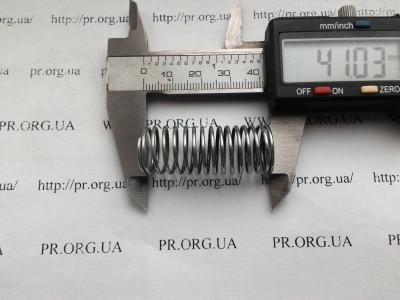 Пружина стиснення 1,2 х 16 х 41 (Артикул: S4842)