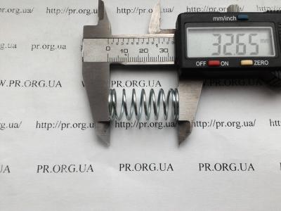 Пружина сжатия 1,2 х 15 х 32,5 (Артикул: S4843)