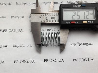 Пружина стиснення 1,2 х 15 х 25 (Артикул: S4849)