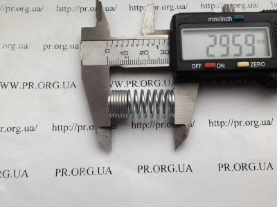 Пружина сжатия 1,2 х 13,2 х 29,5 (Артикул: S4863)