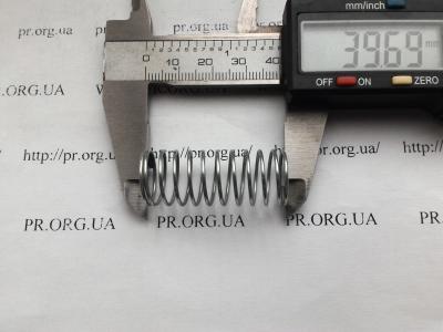 Пружина стиснення 1 х 15,5 х 39,5 (Артикул: S4871)
