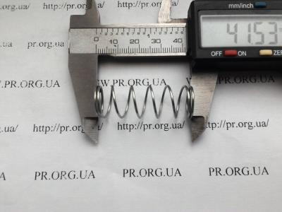 Пружина стиснення 1 х 14,5 х 41,5 (Артикул: S4876)