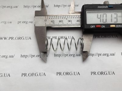 Пружина стиснення 1 х 14,5 х 40 (Артикул: S4879)