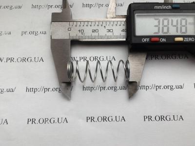 Пружина сжатия 1 х 14,4 х 38,5 (Артикул: S4880)