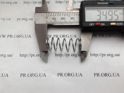 Пружина стиснення 1 х 14,2 х 35 (Артикул: S4881)