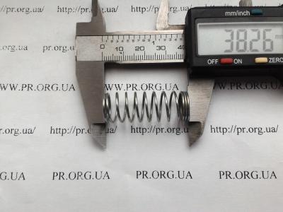 Пружина сжатия 1 х 13,5 х 38 (Артикул: S4884)