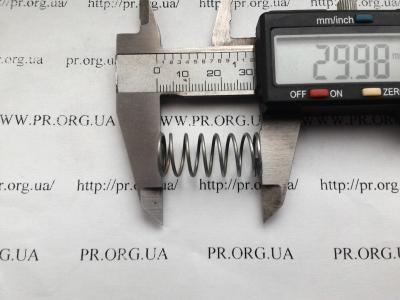 Пружина стиснення 1 х 13,3 х 30 (Артикул: S4894)