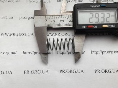 Пружина стиснення 1 х 13,3 х 29,5 (Артикул: S4895)