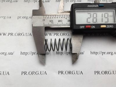 Пружина стиснення 1 х 13,4 х 28 (Артикул: S4897)