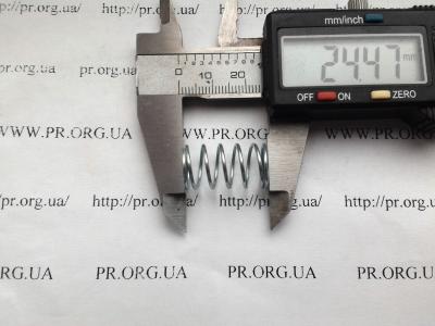 Пружина сжатия 1 х 13 х 24,5 (Артикул: S4902)