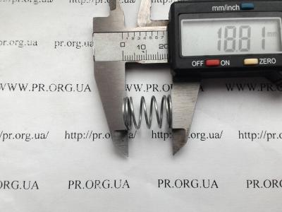 Пружина стиснення 1 х 13,8 х 19 (Артикул: S4903)