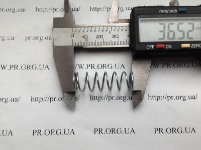 Пружина стиснення 1 х 12,5 х 36,5 (Артикул: S4907)