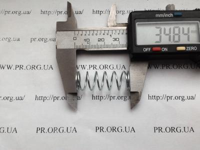 Пружина стиснення 1 х 12,7 х 35 (Артикул: S4908)