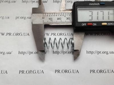 Пружина сжатия 1 х 12,4 х 31,5 (Артикул: S4910)