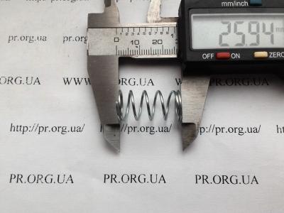 Пружина стиснення 1 х 12,7 х 26 (Артикул: S4912)