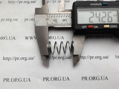 Пружина сжатия 1 х 13 х 24 (Артикул: S4913)