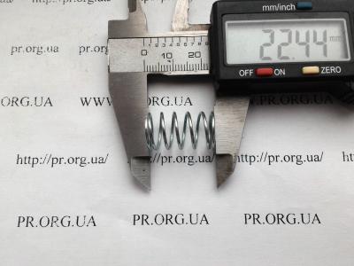 Пружина стиснення 1 х 12,8 х 22,5 (Артикул: S4914)