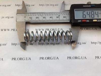 Пружина сжатия 2,5 х 15,3 х 64,8 (Артикул: S4930)