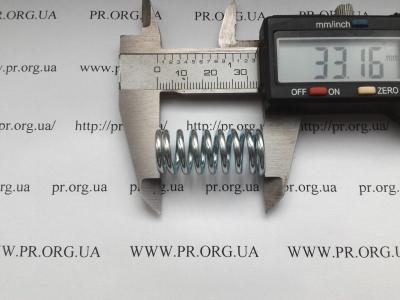 Пружина сжатия 2 х 14,3 х 33 (Артикул: S4956)