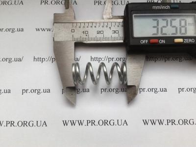 Пружина сжатия 2 х 14 х 32,5 (Артикул: S4960)