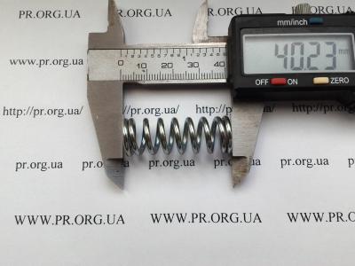 Пружина стиснення 2 х 13,6 х 40 (Артикул: S4981)