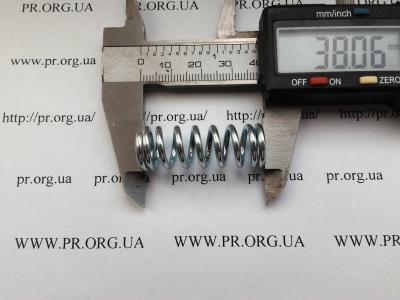 Пружина сжатия 2 х 13,7 х 38 (Артикул: S4982)