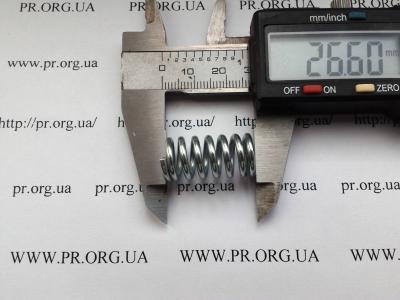 Пружина стиснення 2 х 13 х 26,5 (Артикул: S4987)